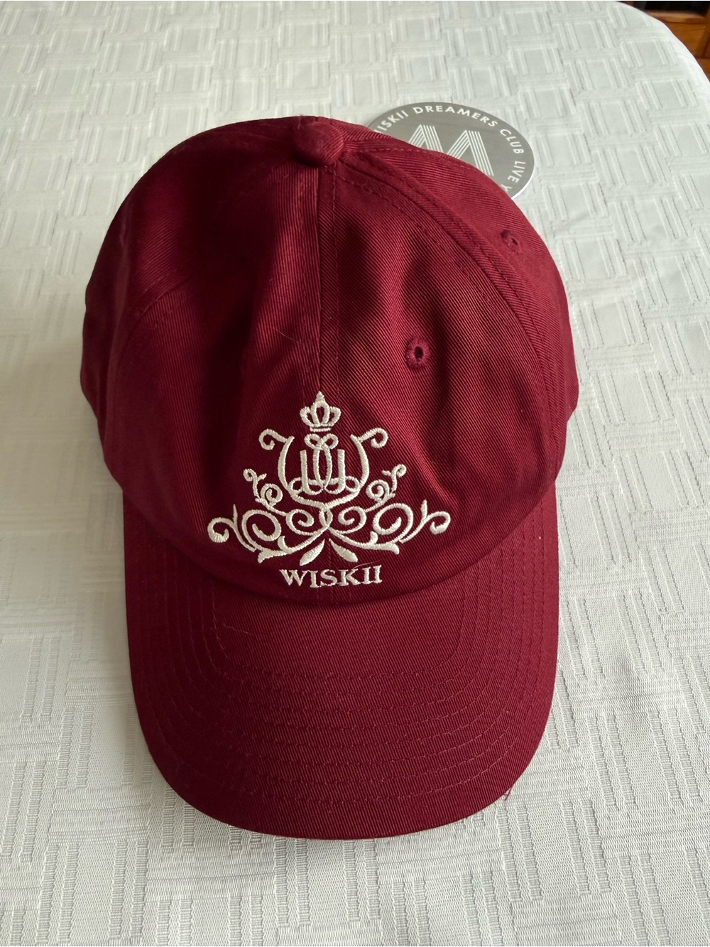 NWT Burgundy WISKII Sport Cap Hat